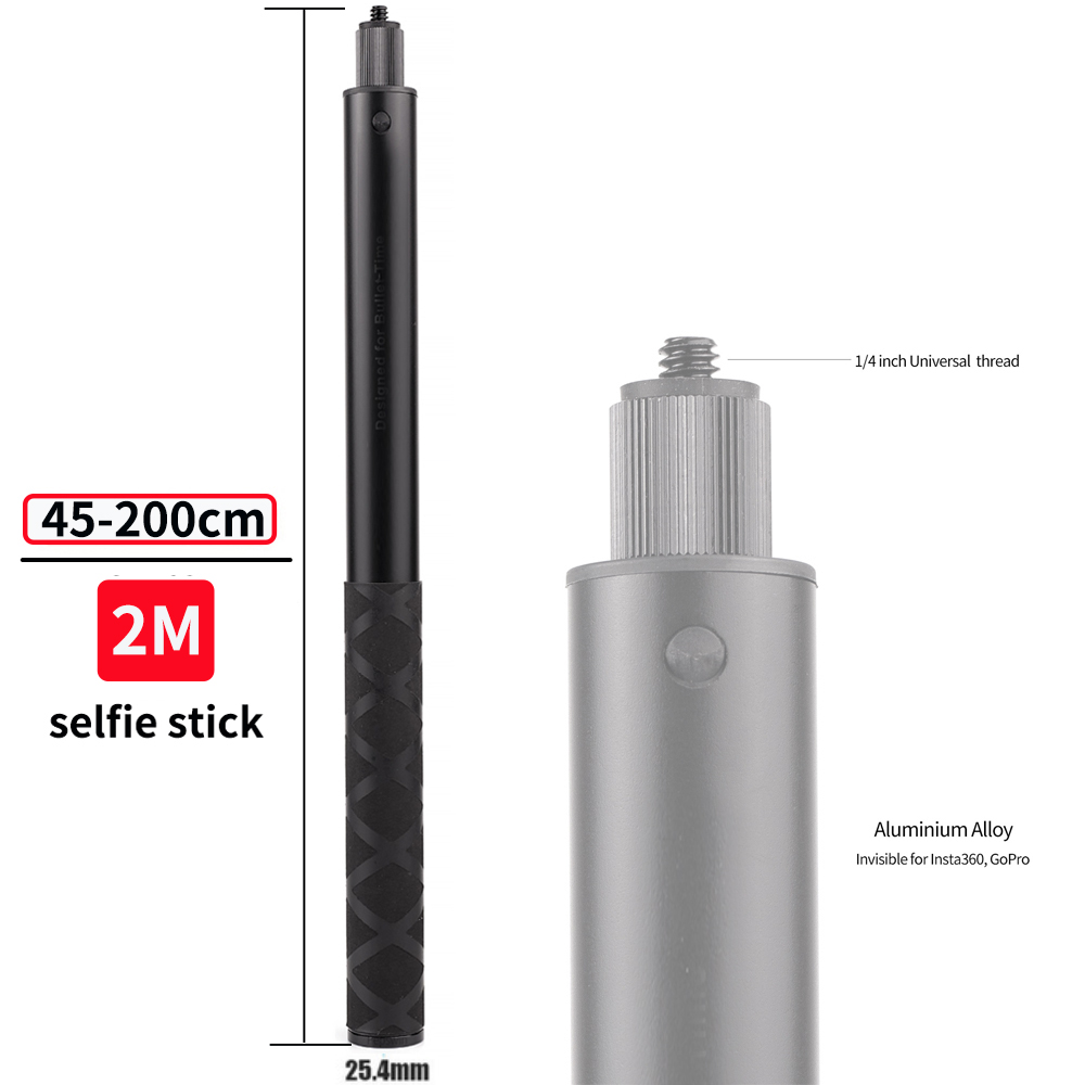 TUYU Motorcycle Bicycle Invisible Handlebar Mount Bracket Monopod For