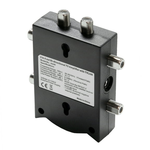 TV Amplifier,An With Antenna With Amplifier 2 Tv Low Noise Tv 4 Low Noise Indoor Use With 4 Low Noise Tv Splitter With Indoor Tv Amplifier Buzhi Dsfen Black