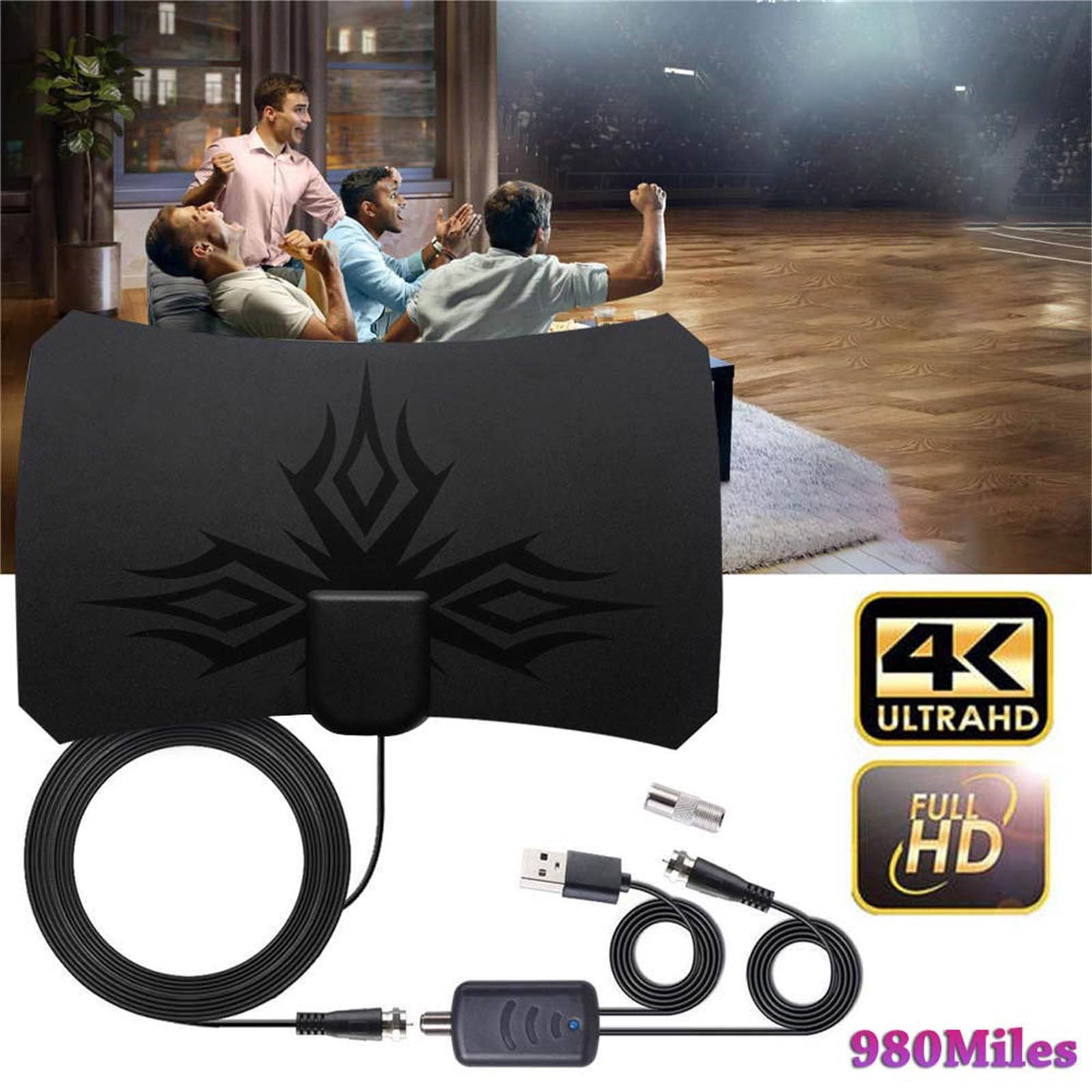 TV Antenna Digital Signal Amplification Antenna 4K 1080P Indoor HD HDTV