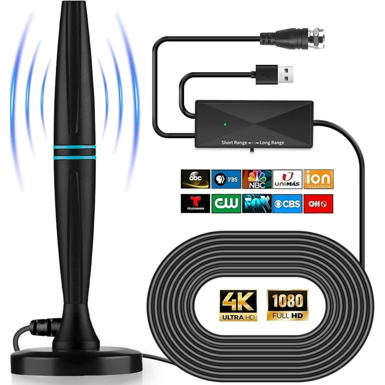 fatini TV Antenna Indoor, Antenna for Smart TV, HD Digital Antenna