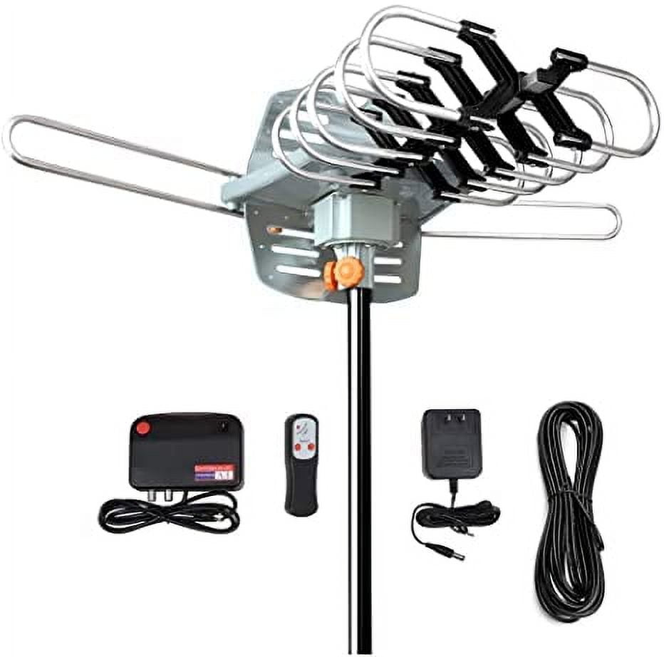 TV Antenna,Outdoor Digital Amplified HDTV Antenna 150 Miles Range