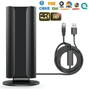 TV Antenna for Smart TV,Amplified HD Digital Indoor TV Antenna-Support 4K 1080p All Television Outdoor Smart Antenna,Strong Magnetic Base for Easy Installation,with High Performance Coax Cable