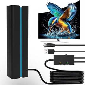 2026 TV Antenna Indoor Antenna for Smart TV, 2200+ Miles Long Range Reception tv Antenna with Amplifier Signal Booster for Local Channels, Clear Reception for 4K 1080p HD