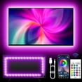 thumbnail image 1 of TV Backlights,13.1ft LED Lights for 32-65 Inch TV,RGB TV LED Lights Behind,Music Sync Bluetooth APP and Remote Control TV LED Strip Lights USB Powered for Gaming/Bedroom, 1 of 6