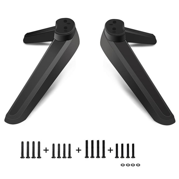 TV Base Stand For Multiple TV Models Universal TV Legs Installation Holes 17mm-20mm