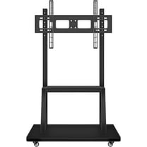 TV Cart Mobile TV Cart With Locking Casters for 32-70" TVs Up To 176 Lbs for Living Room And Office