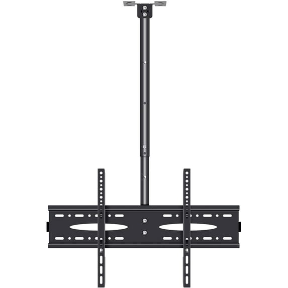TV Ceiling Mount, Full Motion Height Adjustable TV Ceiling Mount Bracket, Tilt Swivel 360 Rotation TV Pole Mount, Fits Most 32-72” LCD LED OLED TVs up to 110 lbs, Max 600x400mm VESA