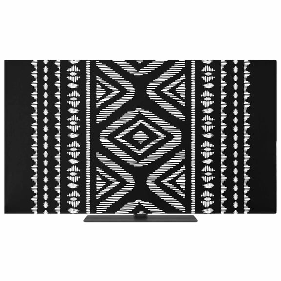 TV Cover Indoor, White Cloud Sky Stretch TV Dust Cover Television ...