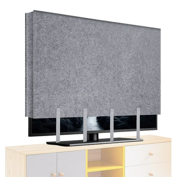 TV Cover for Moving 60"-65" Flat Screens Dust & Anti-Scratch TV Screen Protector Cover with Bottom Strap for Moving Renovation