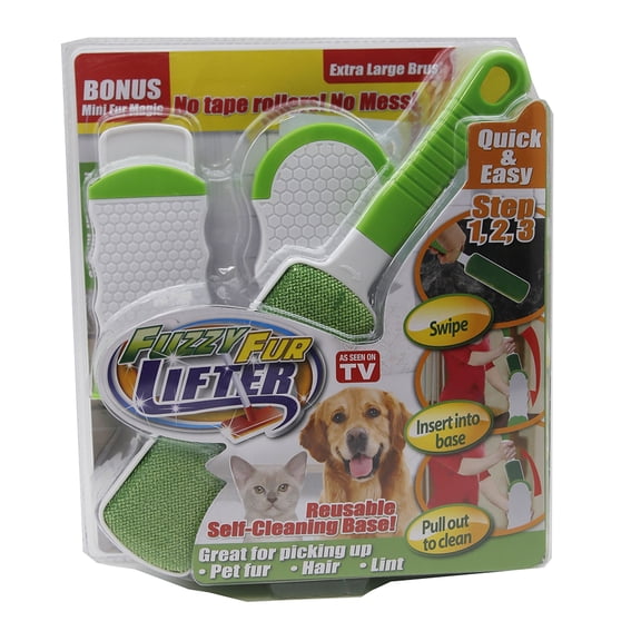 As Seen On TV- Fuzzy Fur Lifter: Self-Cleaning Pet Fur & Lint Remover