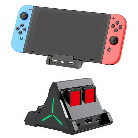 TV Dock Station Compatible with Nintendo Switch with HDMI USB-C Ports & Charging Dock-Black