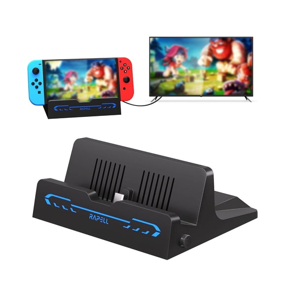 TV Dock Station for Switch/Switch OLED with LAN Port, HDMI Adapter, USB 3.0 Port-2208D