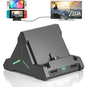 TV Dock Station Compatible with Nintendo Switch, Switch Dock for Nintendo Switch/ Switch OLED, Type-C Switch Dock Stand Base, Switch TV Dock Adapter