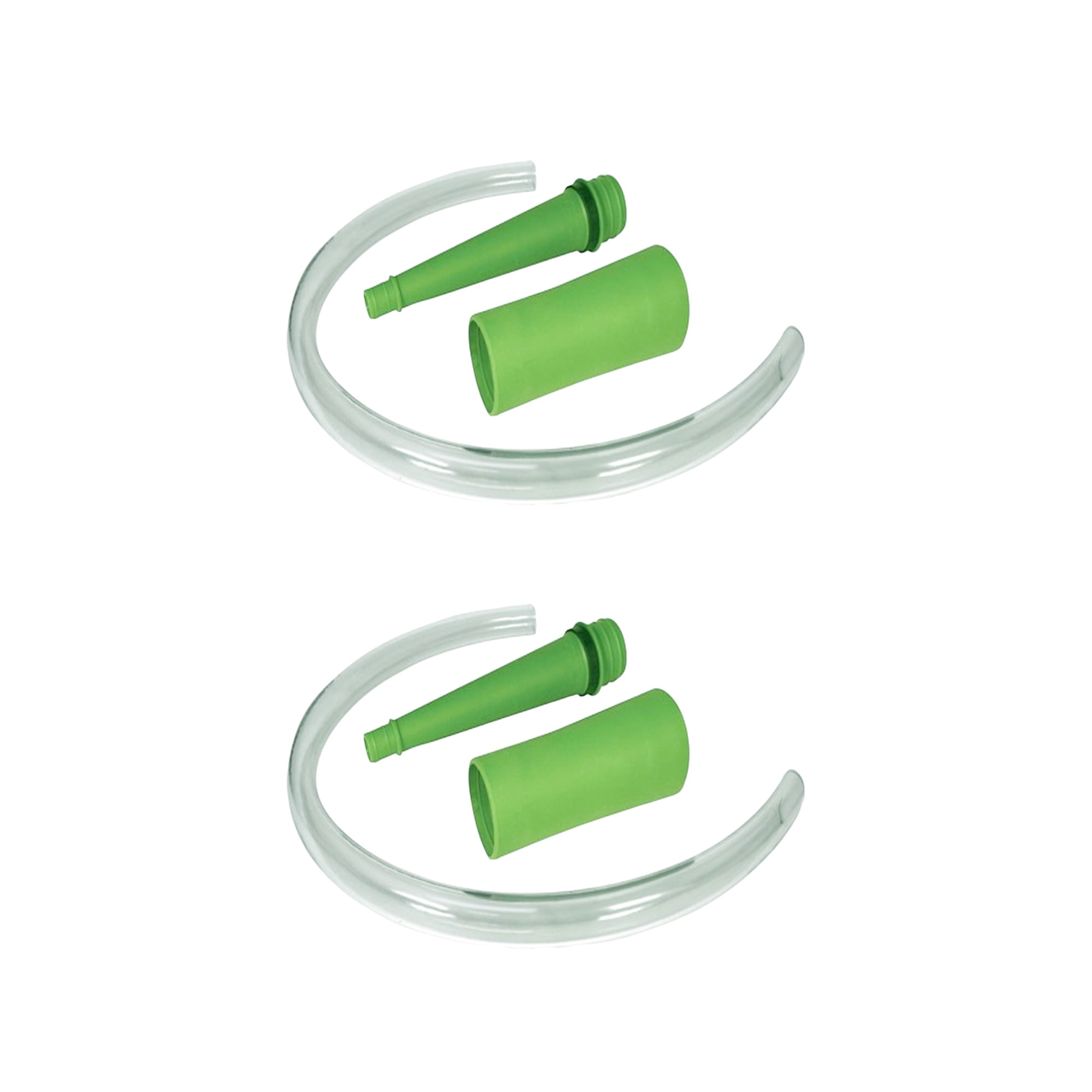 Green Flexible Plastic Dryer Vent Vacuum Attachment Set