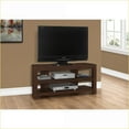 thumbnail image 1 of TV Furniture | 42in Contemporary Media Console with Storage | Cherry | Particle Board, 1 of 5