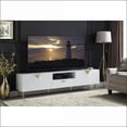 thumbnail image 1 of TV Furniture | Modern White High Gloss TV Stand with Storage | Fits 80” TVs | White | TV Size Ranges 70-79 inches, 1 of 5