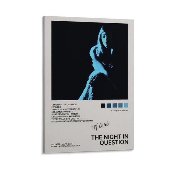 TV Girl Poster The Night in Question Gifts Canvas Painting Poster Wall Art Decorative Picture Prints Modern Decor 16x24inch(40x60cm)