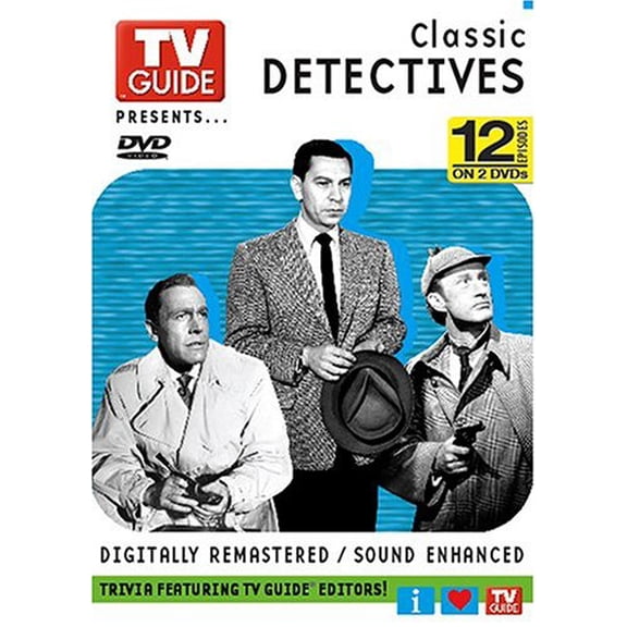 TV Guide Presents...Classic Detectives - 12 Episodes (DVD) NEW