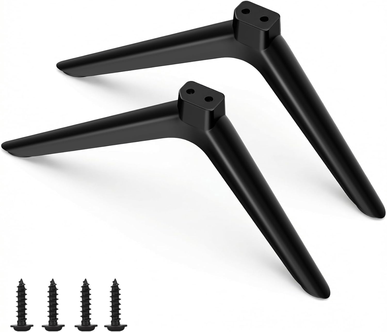 TV Legs Only for Onn 100012589 100012590 Roku TV Stand Legs, for Onn TV Legs Replacement with Screws, Anti Slip Pads and Instruction, Stable Design and Easy Installation