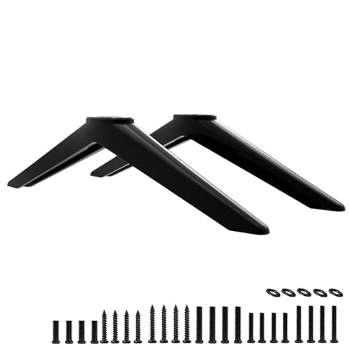TV Legs for TCL Roku TV Stand Legs,for 28" 32" 40" 43" 49" 50" 55" 65" Roku Smart TV,Replacement Legs for TCL TV Legs 55S401 50S546 50S423 43S431 40S325 28S405 with Screws