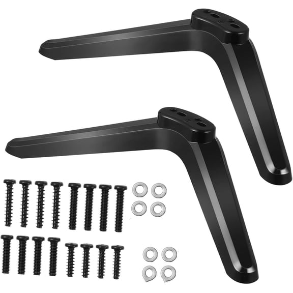 TV Legs for TCL,Legs for TCL Roku TV 32in 40in 49in 50in 55in,Replacement Black Legs for TCL Smart TV Base Stand