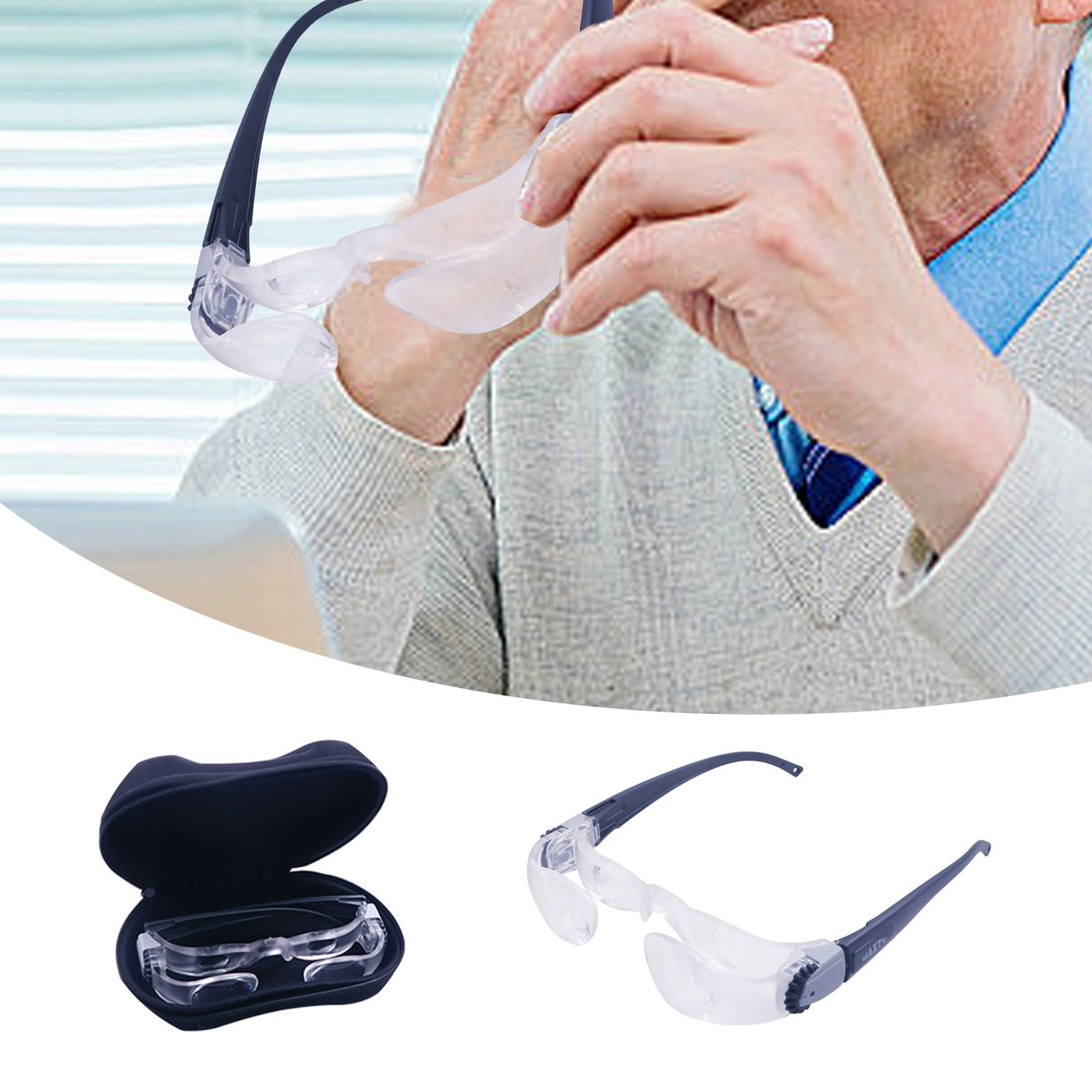 TV Magnifier/telescope /300 Reading Glasses [diopter +3 Farsightedness