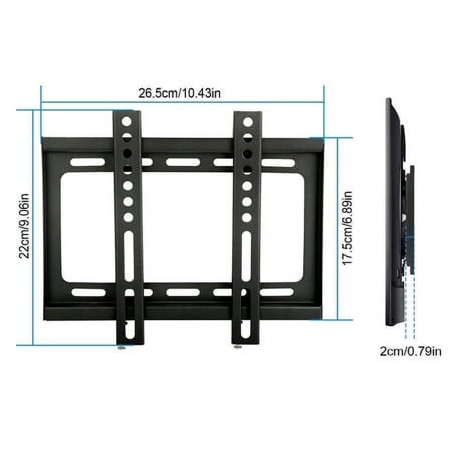 TV Mount Fixed for 23-42 Inch TVs, TV Wall Mount TV Bracket up to 200x200mm and 66 LBS Loading Capacity, Low Profile and Space Saving - image 1 of 7