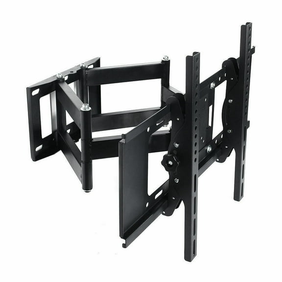 TV Mount for Most 32-80 Inch Flat Curved TVs,TV Bracket Dual Swivel Articulating Tilt Arms Holds up to 110 lbs, Max VESA 24"x16"(600x400mm)
