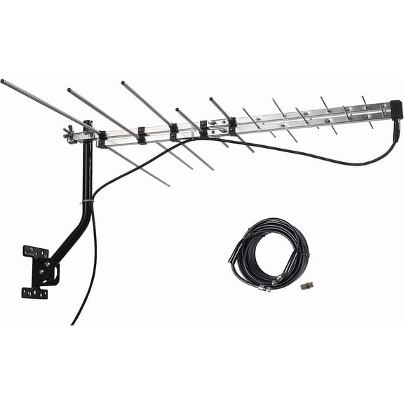 TV Outdoor Yagi Antenna with Long Ran Reception Capacity - Digital TV Antenna Available for Attic or Roof Mount, Long Ran Digital OTA Antenna for Clear Reception, 4K/1080P/HD