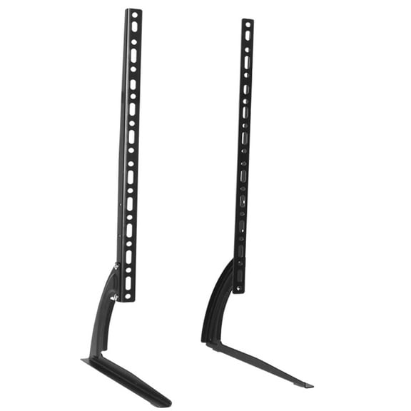 TV Rack Base Metal Durable Simple LCD TV Stand Holder for Home (32-65 Inches, Black)