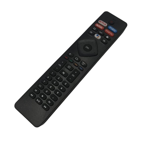 TV Remote Control Compatible With Philips Model Numbers 55PFL5766, 55PFL5766/F6, 55PFL5766/F7, 65PFL5504, 65PFL5504/F6