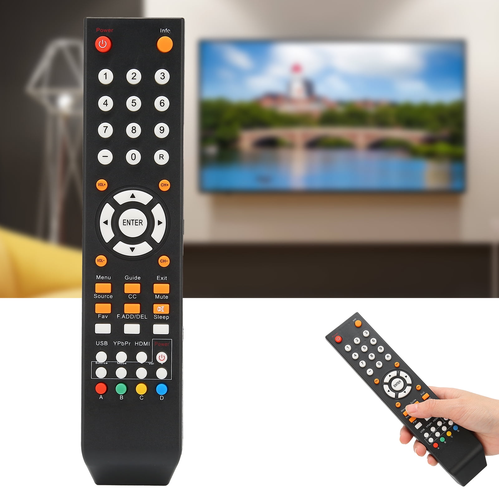 TV Remote Control, Remote Control Replacement TV Controller Suitable