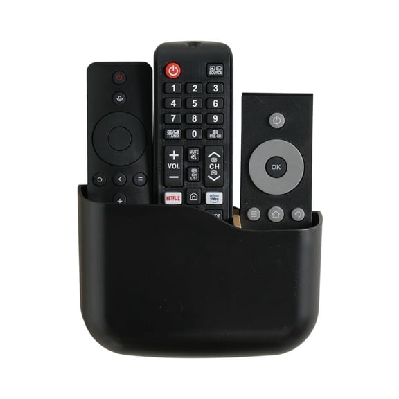 TV Remote Holder Wall Mount Remote Control Holder for Bed Universal Bedside Wall Remote Holder Caddy Organizer Hole-Free Remote Control Holder