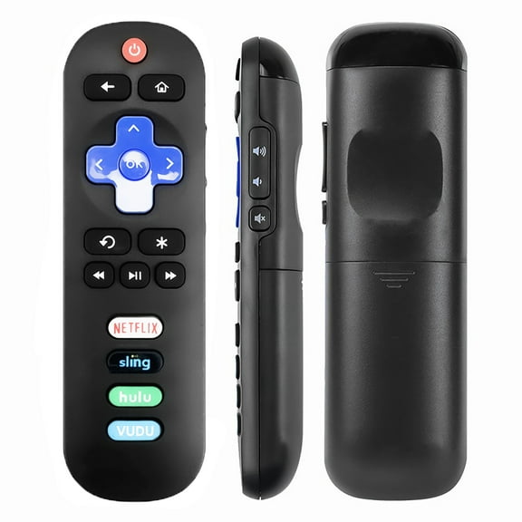 TV Remote, TCL Replacement Remote with Netflix Sling Hulu Vudu Key