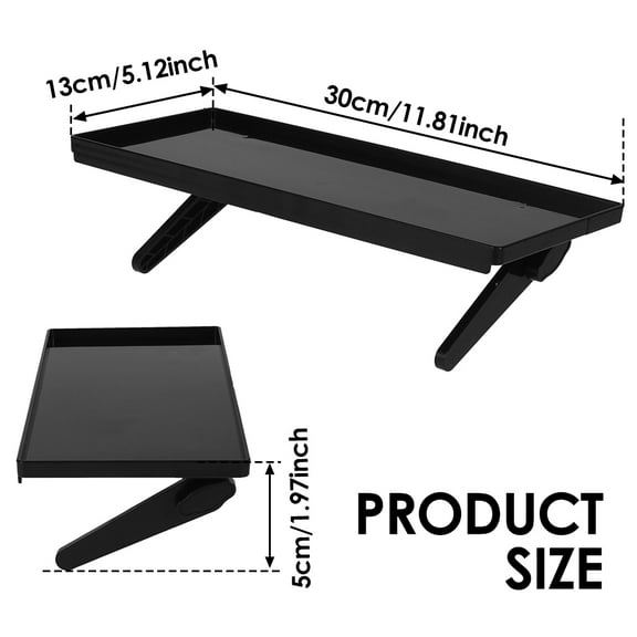 TV Screen Top Storage Shelf Desk Shelf Adjustable Screen Shelf High Temperature Resistance TV Top Storage Bracket for Streaming Devices Box Home Decor