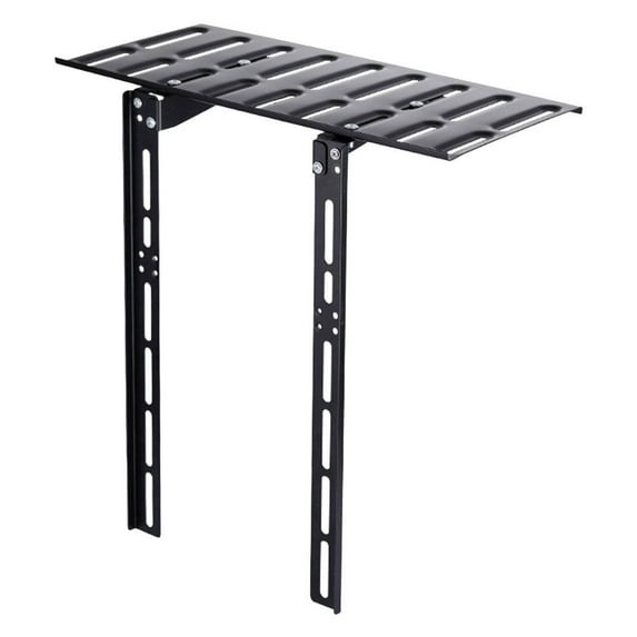 Minkissy Floating TV Shelf Bracket for Cable Boxes, Rolled Steel Wall Mounted Storage for Living Room