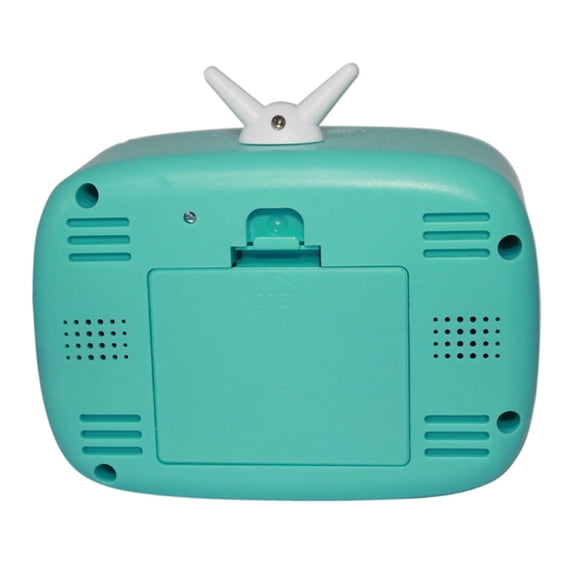 TV Shape Digital Clock with Snoozes and Temperature Display for Students