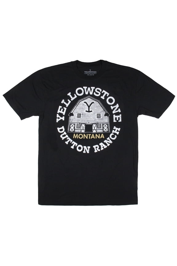 TV Show Mens' Dutton Ranch Barn Design Big and Tall T-Shirt