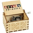thumbnail image 1 of TV Show Music Box Gifts,Hand Crank Engraved Musical Box with Friends Theme,Friend Merchandise,Mini Wood Musical Box Gift for Friends,Daughter, Mom, Birthday, Valentines, 1 of 5
