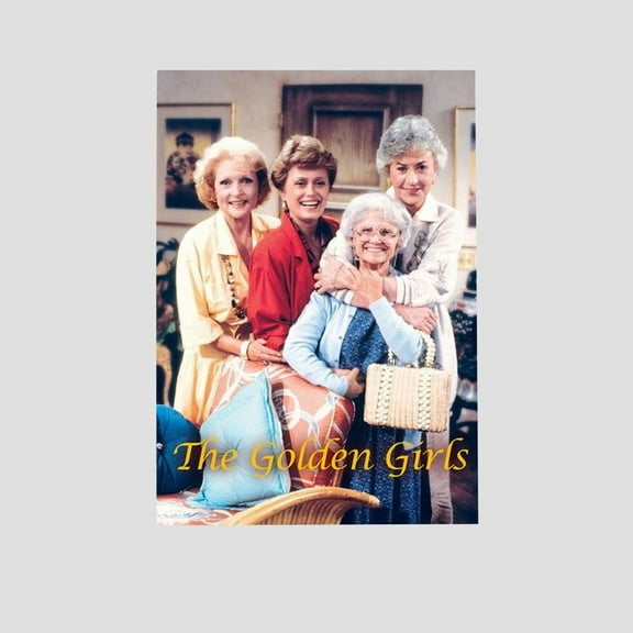 TV Show Poster - The Golden Girls Poster- Vintage Style - Size 24x36 - Postora