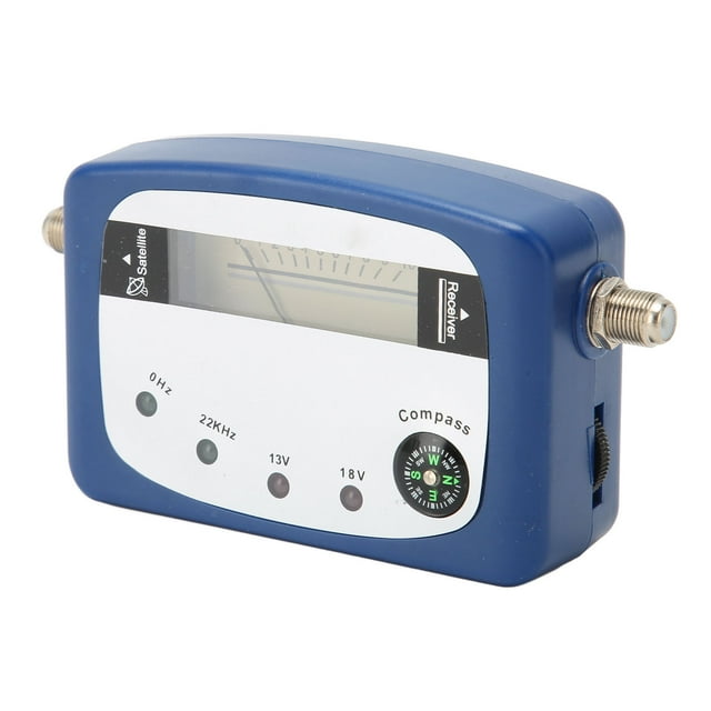 TV Signal Finder Backlight Mini TV Antenna Signal Strength Meter with 4