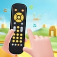 thumbnail image 1 of TV Simulation Remote Control , 1 Pack Interactive Learning Early Education Puzzle, Sound Light Musical for Indoor Outdoor Play, Black, 1 of 7