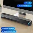 TV Sound Bar AUX USB Wired Wireless Bluetooth Speaker Home Theater FM
