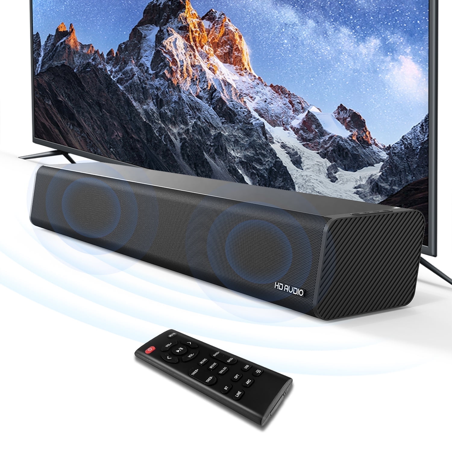 Kailwokk Sound Bar for TV - 5.3 Bluetooth Soundbar