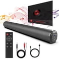 thumbnail image 1 of TV Sound Bar Surround Wireless Subwoofer Computer Speaker Home Theater W/ Remote, 1 of 14