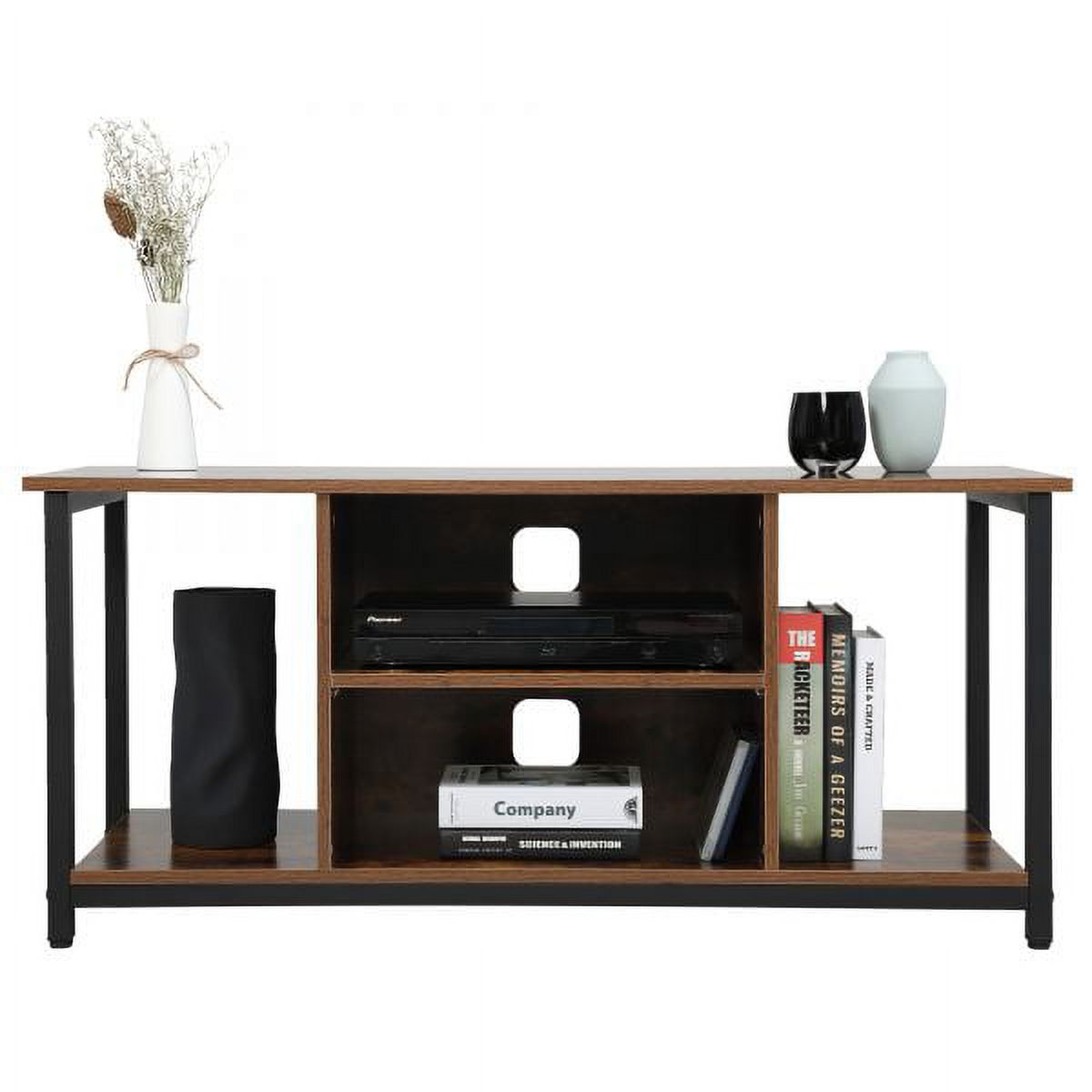 TV Stand for TV up to 50 inch 3 Tier Entertainment Center Modern TV