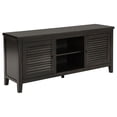 thumbnail image 1 of TV Stand 60 Inch Console ' Distressed Java Finish Entertainment Center, 1 of 6