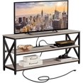 TV Stand for TV up to 65 inch Media Entertainment Center with Power
