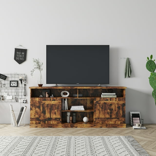 TV Stand for TV up to 75 Inch, Modern Media Console Entertainment