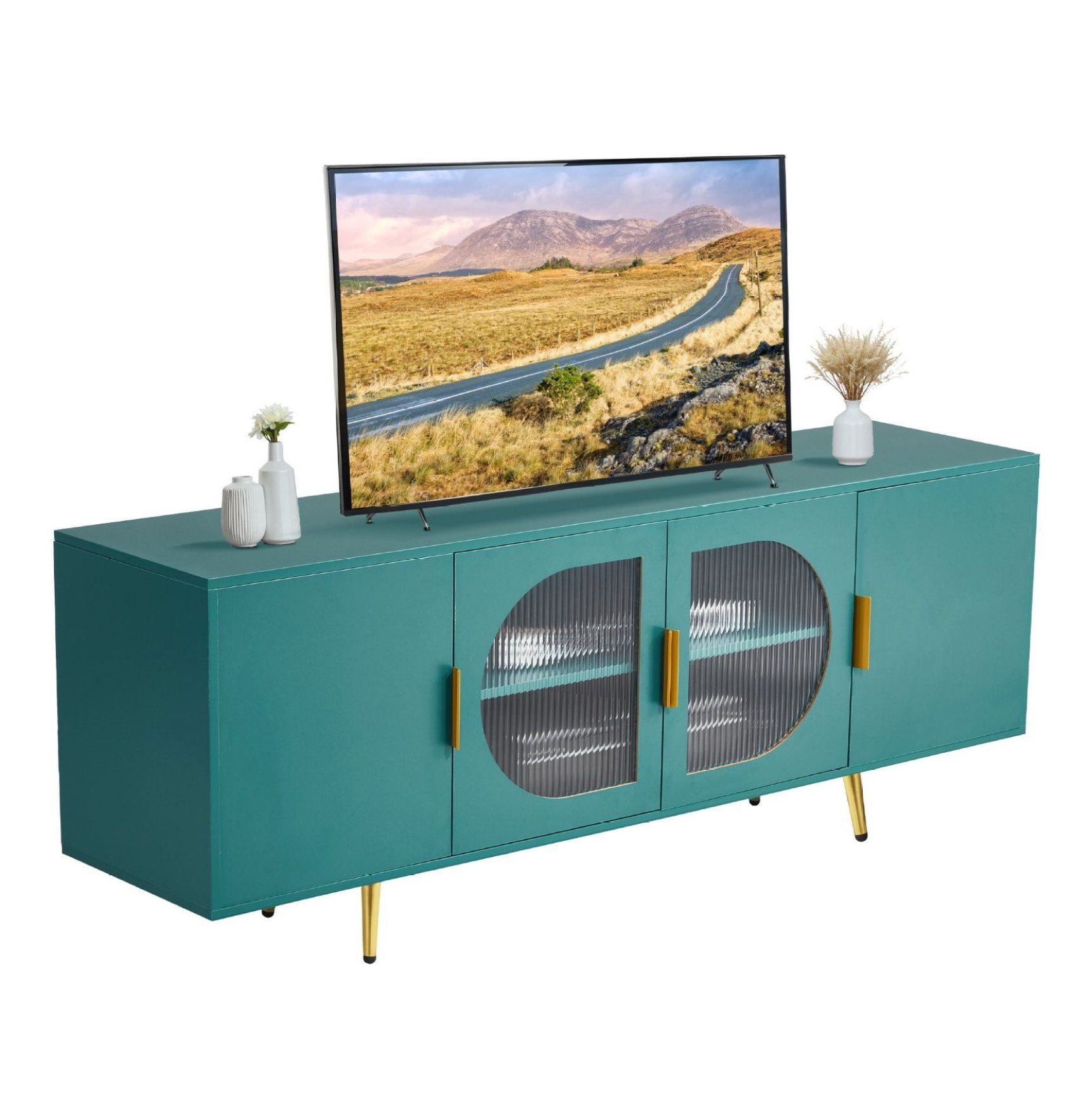 U-Can Modern TV Stand for 75+ Inch TVs